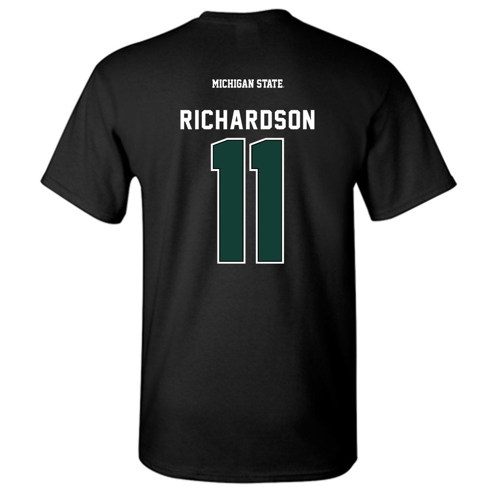 Michigan State - NCAA Men's Basketball : Jase Richardson - T-Shirt-1