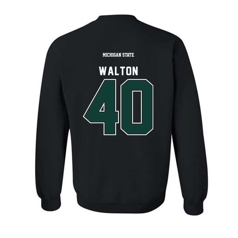Michigan State - NCAA Men's Basketball : Brennan Walton - Crewneck Sweatshirt-1
