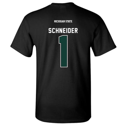 Michigan State - NCAA Women's Volleyball : Lia Schneider - Generic Shersey T-Shirt-1