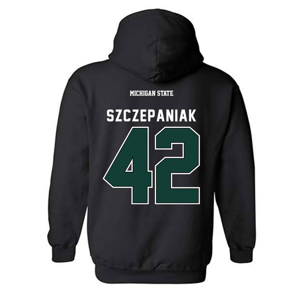 Michigan State - NCAA Baseball : Ryan Szczepaniak - Hooded Sweatshirt