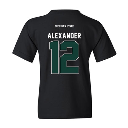 Michigan State - NCAA Women's Basketball : Isa Alexander - Generic Shersey Youth T-Shirt-1
