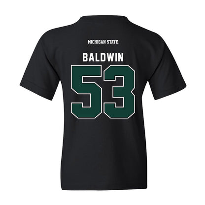 Michigan State - NCAA Football : Brandon Baldwin - Youth T-Shirt