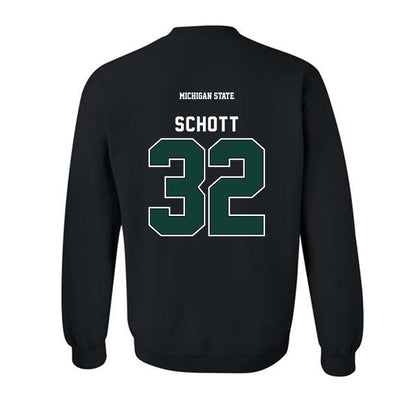 Michigan State - NCAA Football : James Schott - Crewneck Sweatshirt