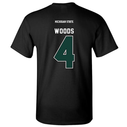 Michigan State - NCAA Football : Edward Woods - T-Shirt