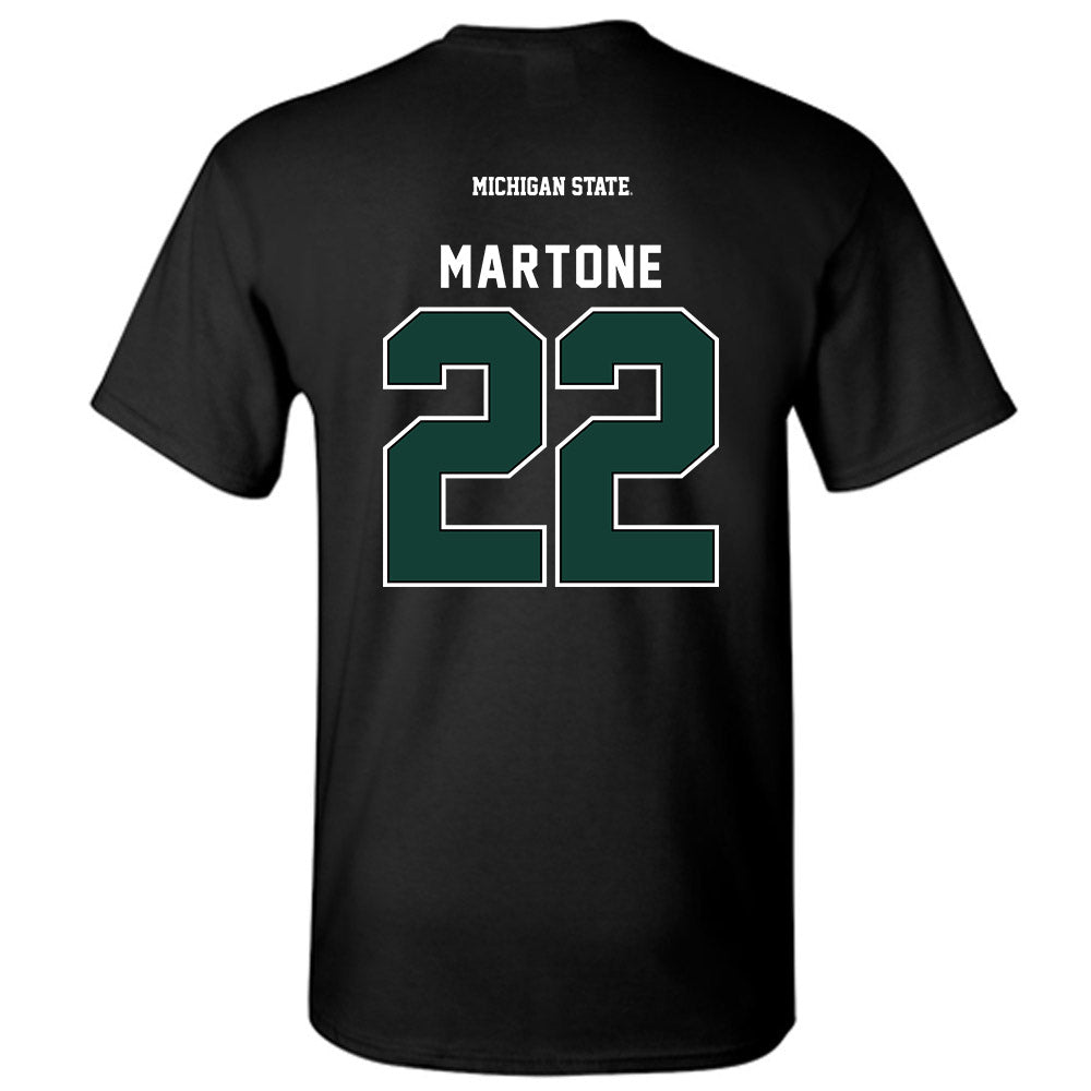 Michigan State - NCAA Men's Ice Hockey : Porter Martone - Generic Shersey T-Shirt-1