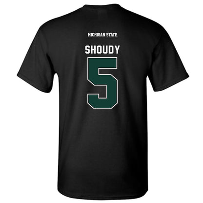 Michigan State - NCAA Men's Ice Hockey : Travis Shoudy - Generic Shersey T-Shirt-1