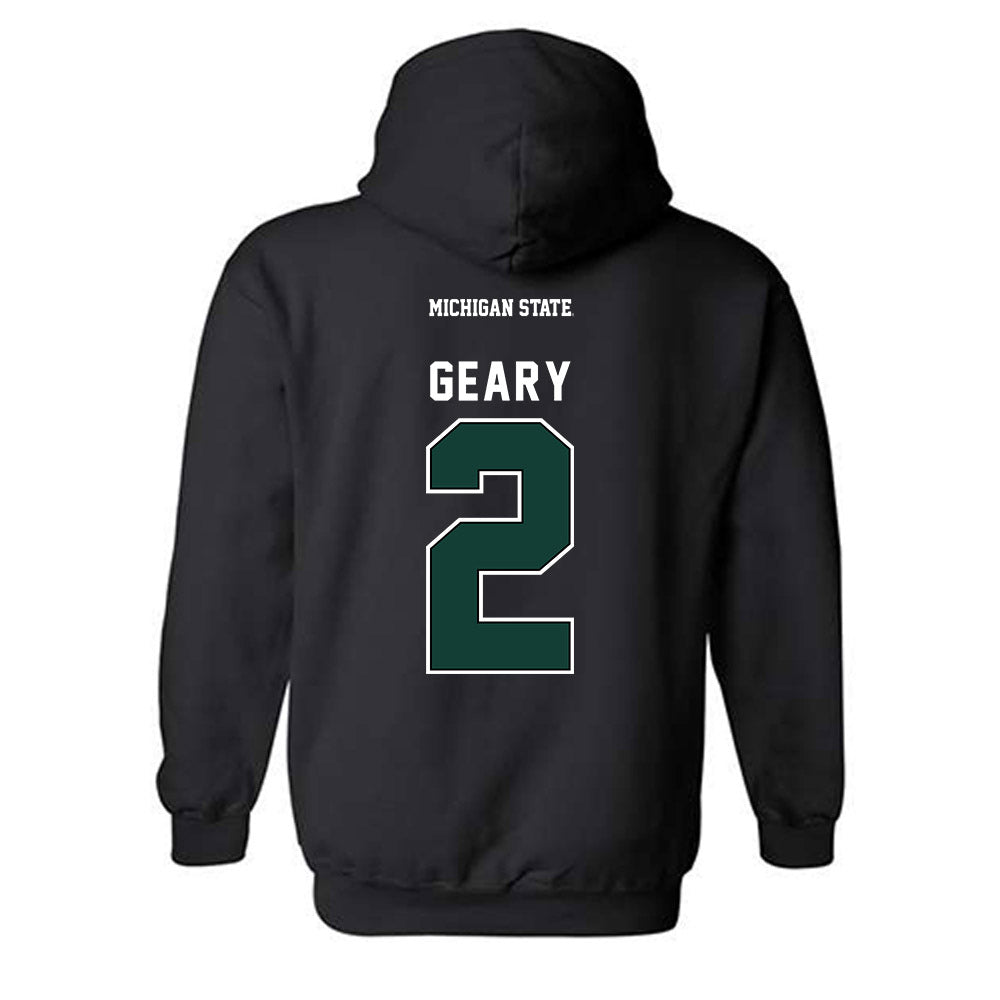 Michigan State - NCAA Men's Ice Hockey : Patrick Geary - Hooded Sweatshirt-1