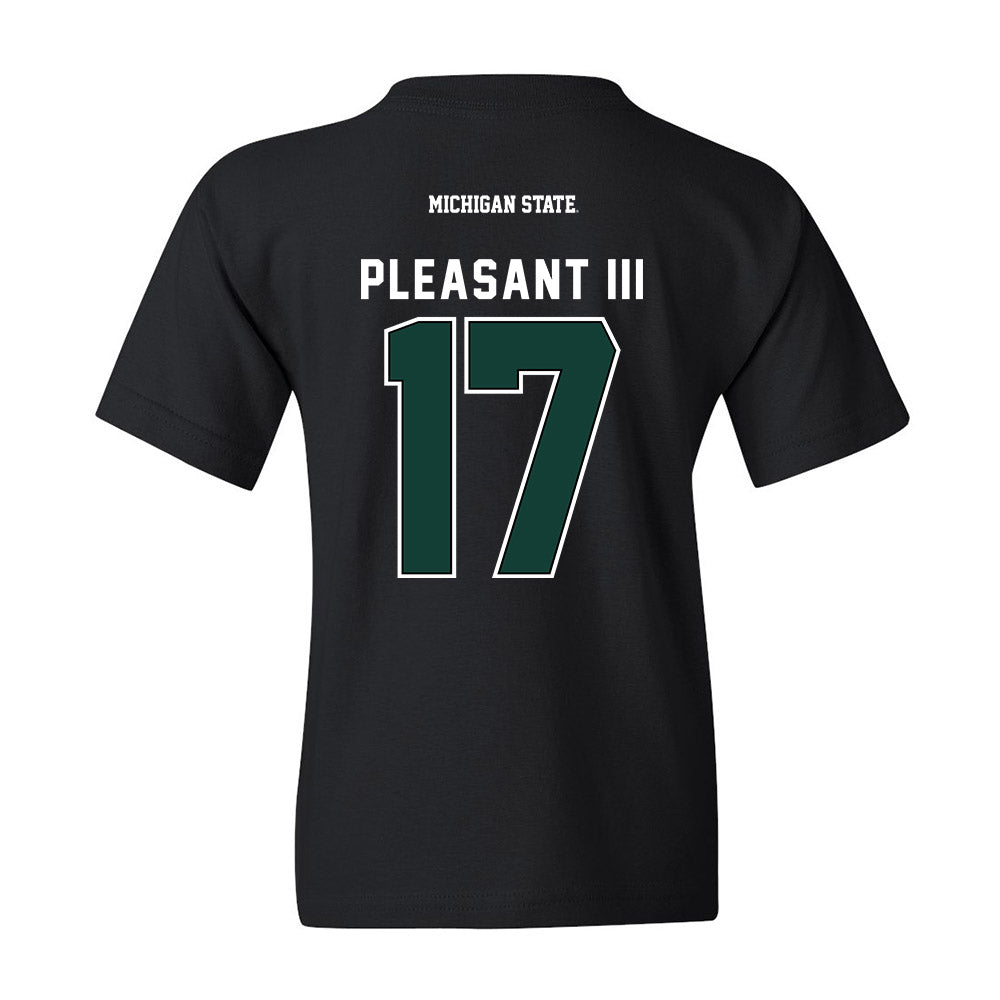 Michigan State - NCAA Football : Eddie Pleasant III - Youth T-Shirt