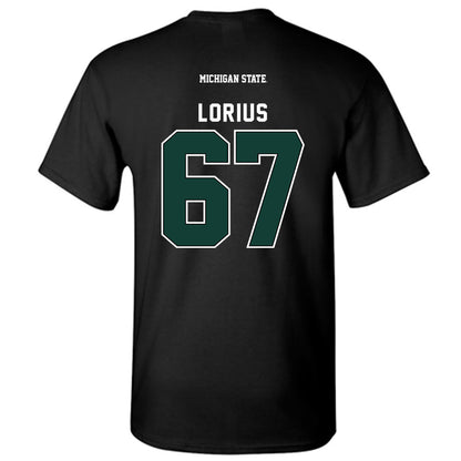 Michigan State - NCAA Football : Hayden Lorius - Generic Shersey T-Shirt-1