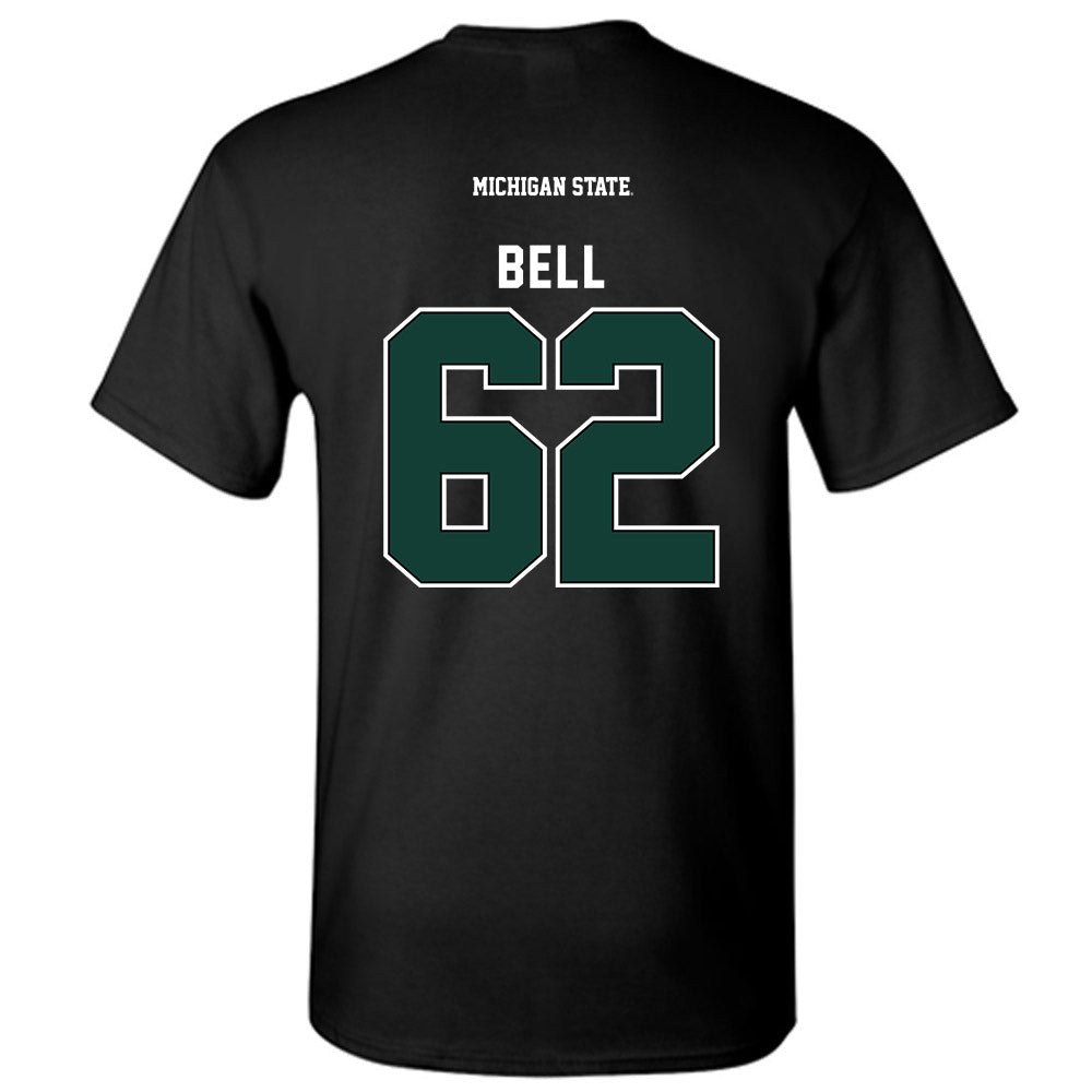 Michigan State - NCAA Football : Justin Bell - Generic Shersey T-Shirt-1