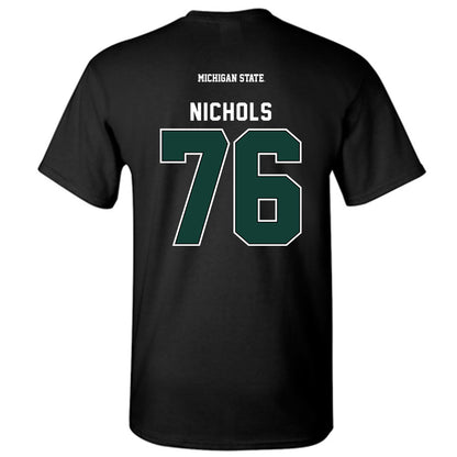 Michigan State - NCAA Football : Drew Nichols - Generic Shersey T-Shirt-1