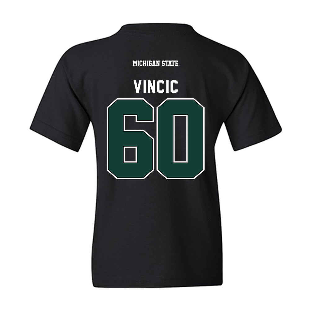 Michigan State - NCAA Football : Luka Vincic - Generic Shersey Youth T-Shirt-1