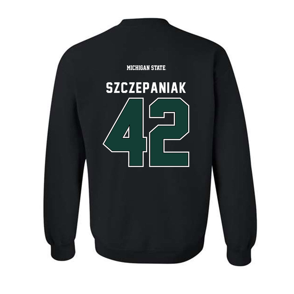 Michigan State - NCAA Baseball : Ryan Szczepaniak - Crewneck Sweatshirt