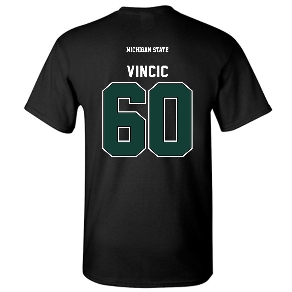 Michigan State - NCAA Football : Luka Vincic - Generic Shersey T-Shirt-1