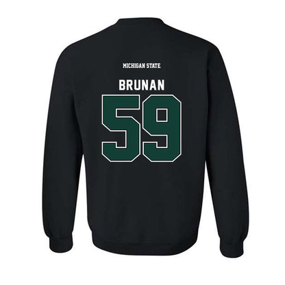 Michigan State - NCAA Football : Kyler Brunan - Crewneck Sweatshirt