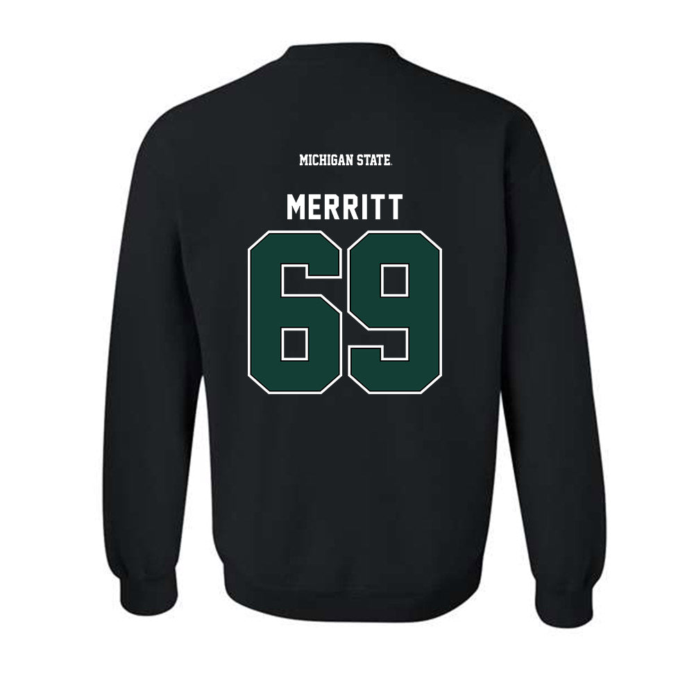 Michigan State - NCAA Football : Jacob Merritt - Crewneck Sweatshirt