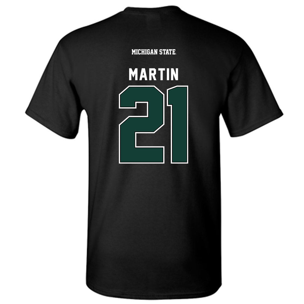 Michigan State - NCAA Women's Soccer : Maleeya Martin - Generic Shersey T-Shirt-1