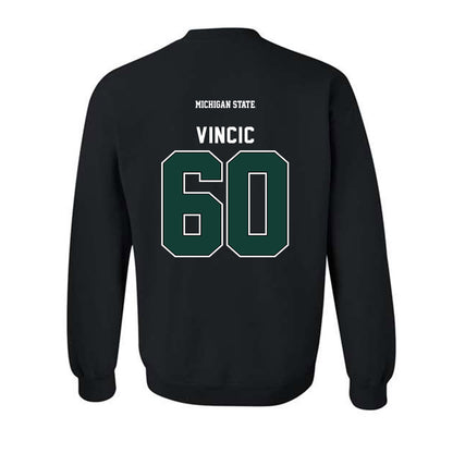 Michigan State - NCAA Football : Luka Vincic - Generic Shersey Crewneck Sweatshirt-1