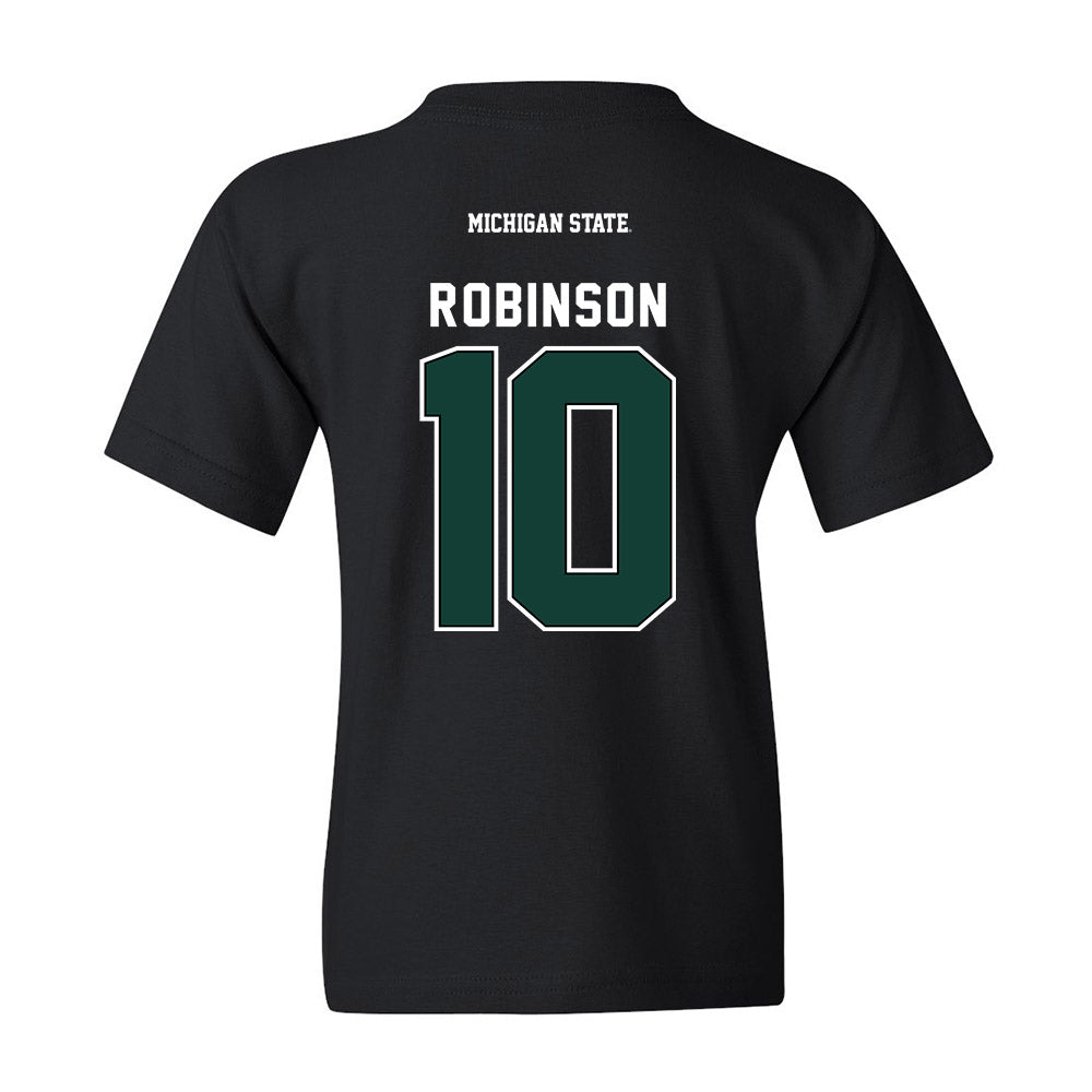 Michigan State - NCAA Women's Basketball : Bree Robinson - Youth T-Shirt