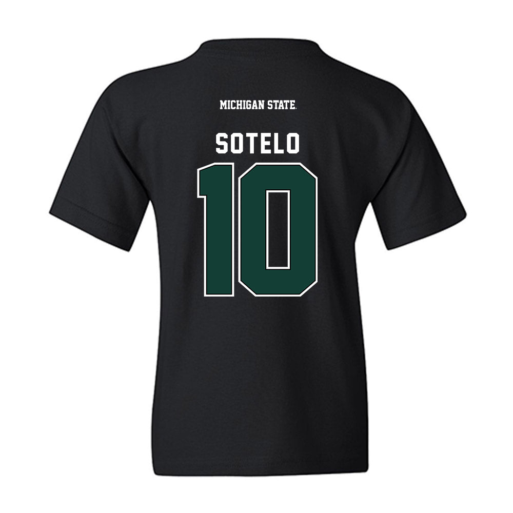 Michigan State - NCAA Women's Basketball : Ines Sotelo - Generic Shersey Youth T-Shirt-1