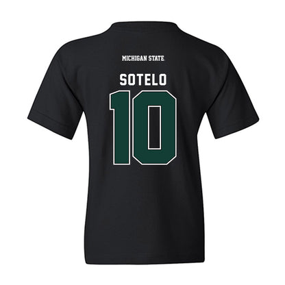Michigan State - NCAA Women's Basketball : Ines Sotelo - Generic Shersey Youth T-Shirt-1