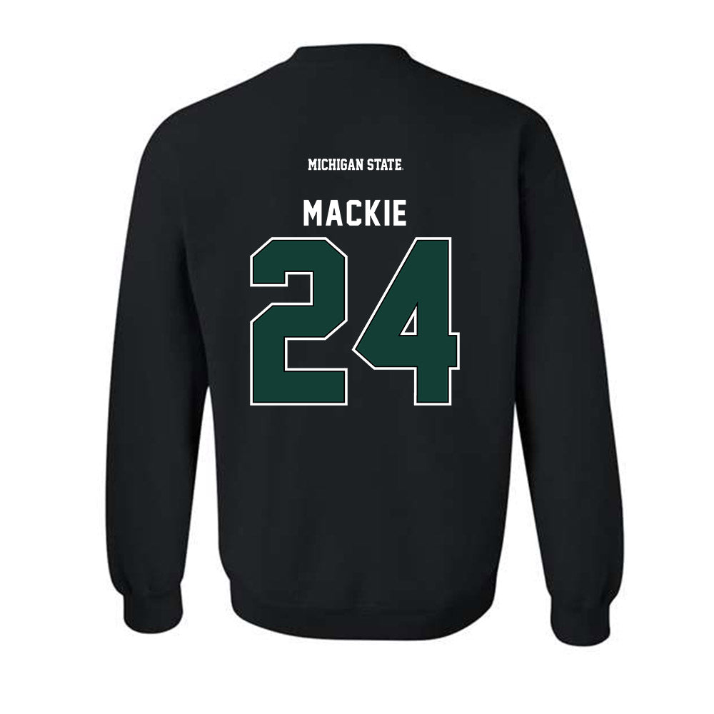 Michigan State - NCAA Men's Ice Hockey : Nathan Mackie - Crewneck Sweatshirt-1