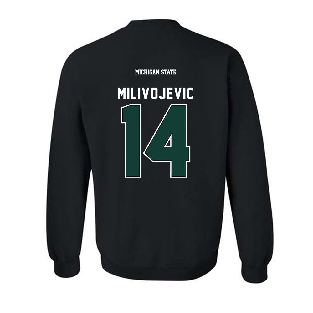 Michigan State - NCAA Football : Alessio Milivojevic - Crewneck Sweatshirt