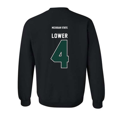 Michigan State - NCAA Softball : Natalie Lower - Generic Shersey Crewneck Sweatshirt-1
