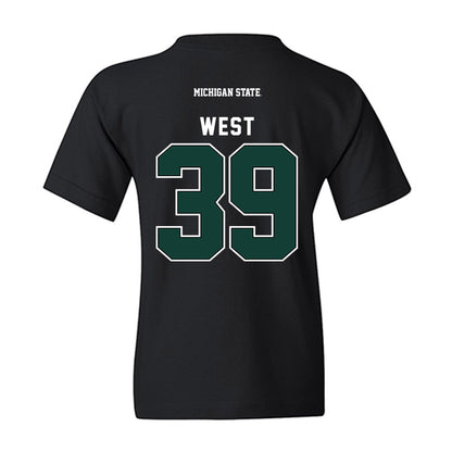 Michigan State - NCAA Football : Elisha West - Generic Shersey Youth T-Shirt-1