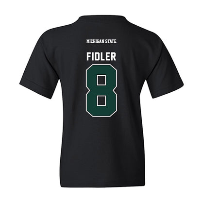 Michigan State - NCAA Men's Basketball : Frankie Fidler - Youth T-Shirt-1