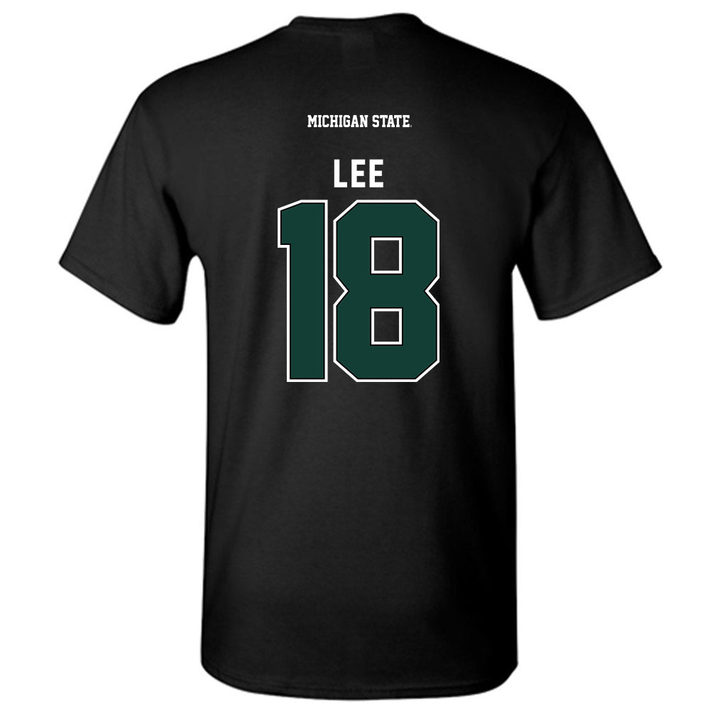 Michigan State - NCAA Men's Ice Hockey : Ryker Lee - Generic Shersey T-Shirt-1