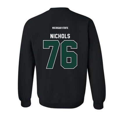 Michigan State - NCAA Football : Drew Nichols - Generic Shersey Crewneck Sweatshirt-1