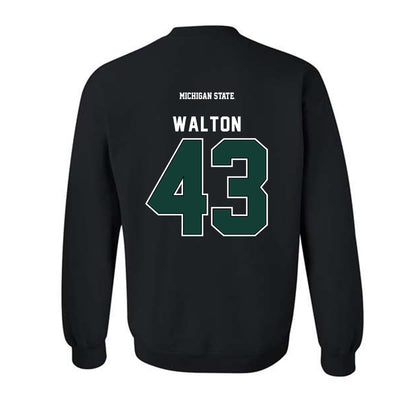 Michigan State - NCAA Men's Basketball : Colin Walton - Crewneck Sweatshirt-1