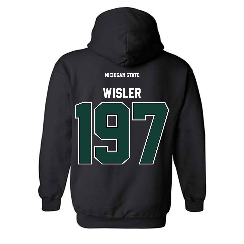 Michigan State - NCAA Wrestling : Kael Wisler - Generic Shersey Hooded Sweatshirt-1