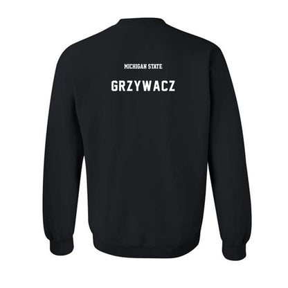 Michigan State - NCAA Women's Rowing : Megan Grzywacz - Generic Shersey Crewneck Sweatshirt-1