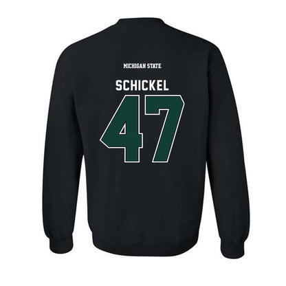 Michigan State - NCAA Football : Kaden Schickel - Generic Shersey Crewneck Sweatshirt-1