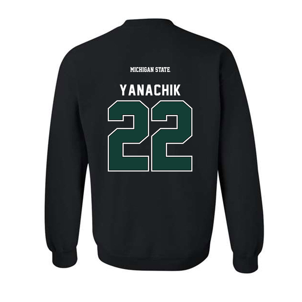 Michigan State - NCAA Football : Jack Yanachik - Crewneck Sweatshirt