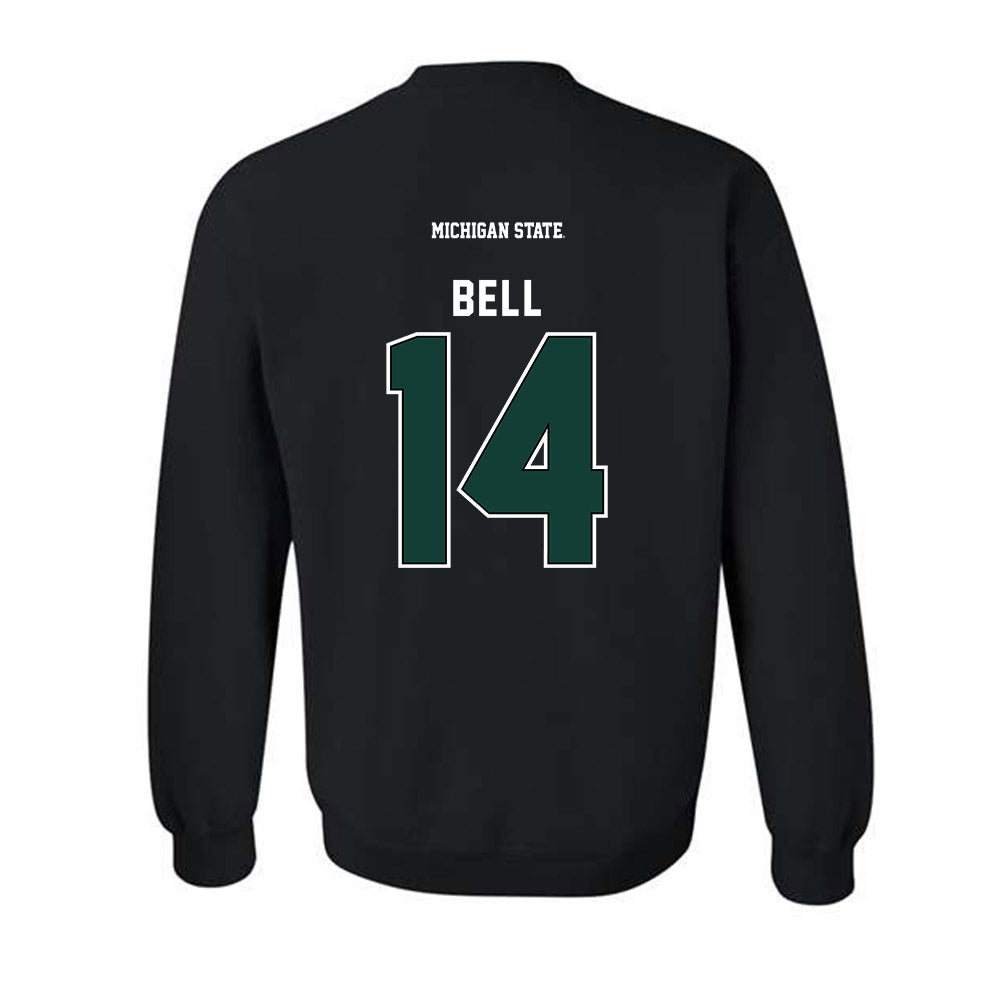Michigan State - NCAA Football : Malcolm Bell - Generic Shersey Crewneck Sweatshirt-1