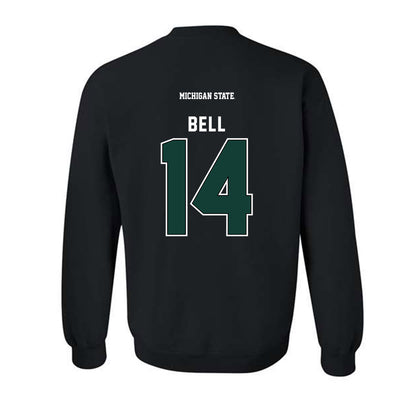 Michigan State - NCAA Football : Malcolm Bell - Generic Shersey Crewneck Sweatshirt-1