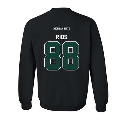 Michigan State - NCAA Football : Kai Rios - Generic Shersey Crewneck Sweatshirt-1