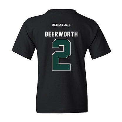Michigan State - NCAA Women's Soccer : Sofia Beerworth - Youth T-Shirt-1