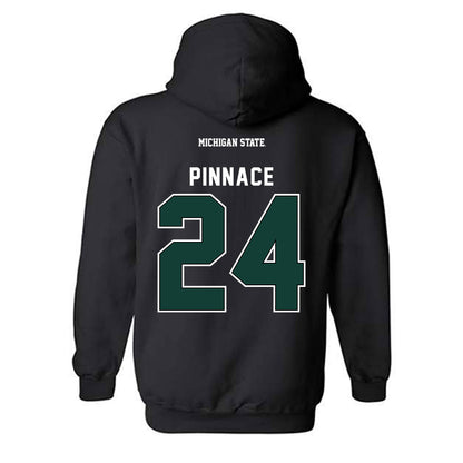 Michigan State - NCAA Football : Anthony Pinnace - Generic Shersey Hooded Sweatshirt-1