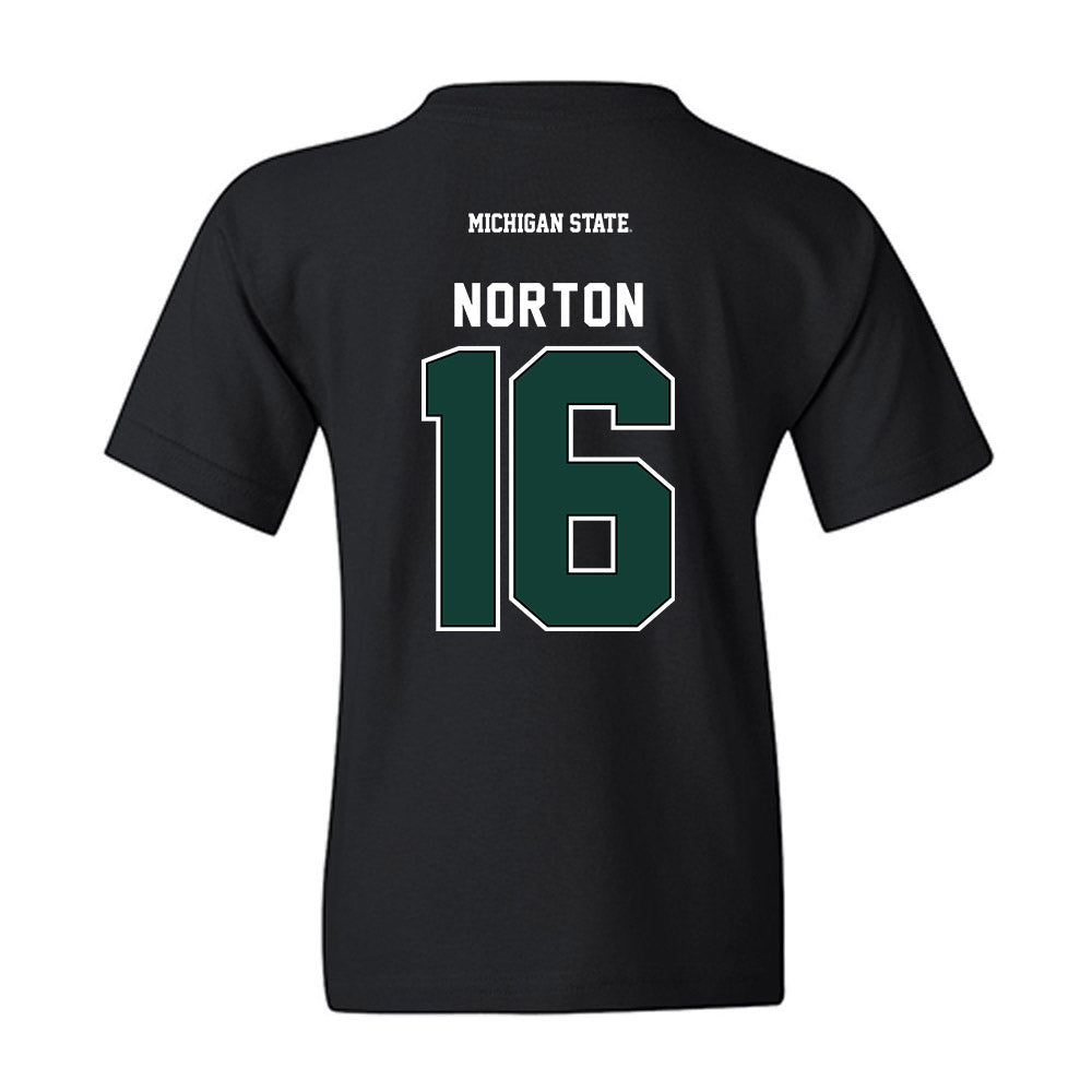Michigan State - NCAA Women's Volleyball : Kalea Norton - Generic Shersey Youth T-Shirt-1