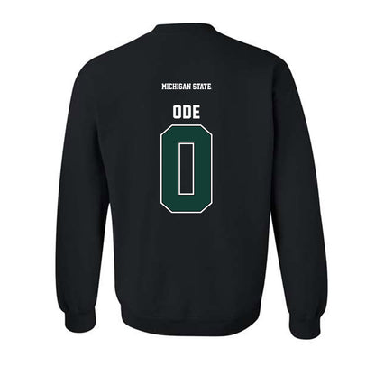 Michigan State - NCAA Women's Basketball : Jordan Ode - Generic Shersey Crewneck Sweatshirt-1