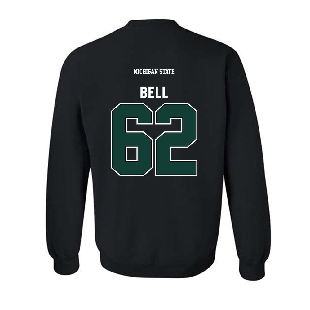 Michigan State - NCAA Football : Justin Bell - Generic Shersey Crewneck Sweatshirt-1