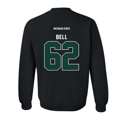 Michigan State - NCAA Football : Justin Bell - Generic Shersey Crewneck Sweatshirt-1