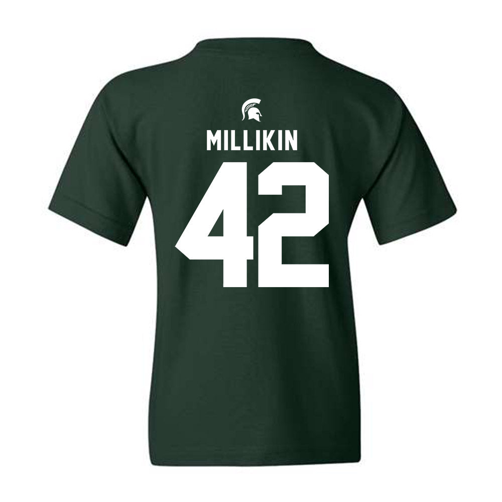 Michigan State - NCAA Football : David Millikin - Youth T-Shirt