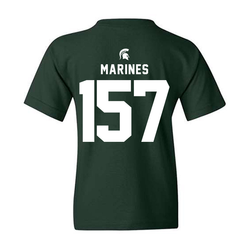 Michigan State - NCAA Wrestling : Darius Marines - Generic Shersey Youth T-Shirt-1