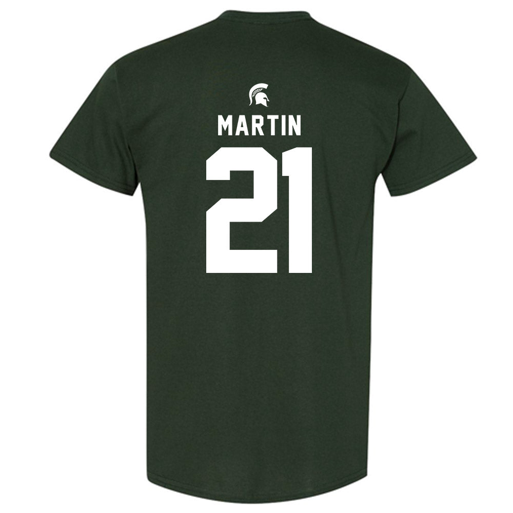Michigan State - NCAA Women's Soccer : Maleeya Martin - Generic Shersey T-Shirt-1