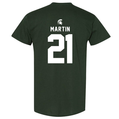 Michigan State - NCAA Women's Soccer : Maleeya Martin - Generic Shersey T-Shirt-1